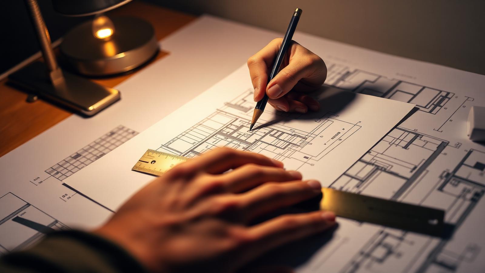 Planung eines Bauprojekts